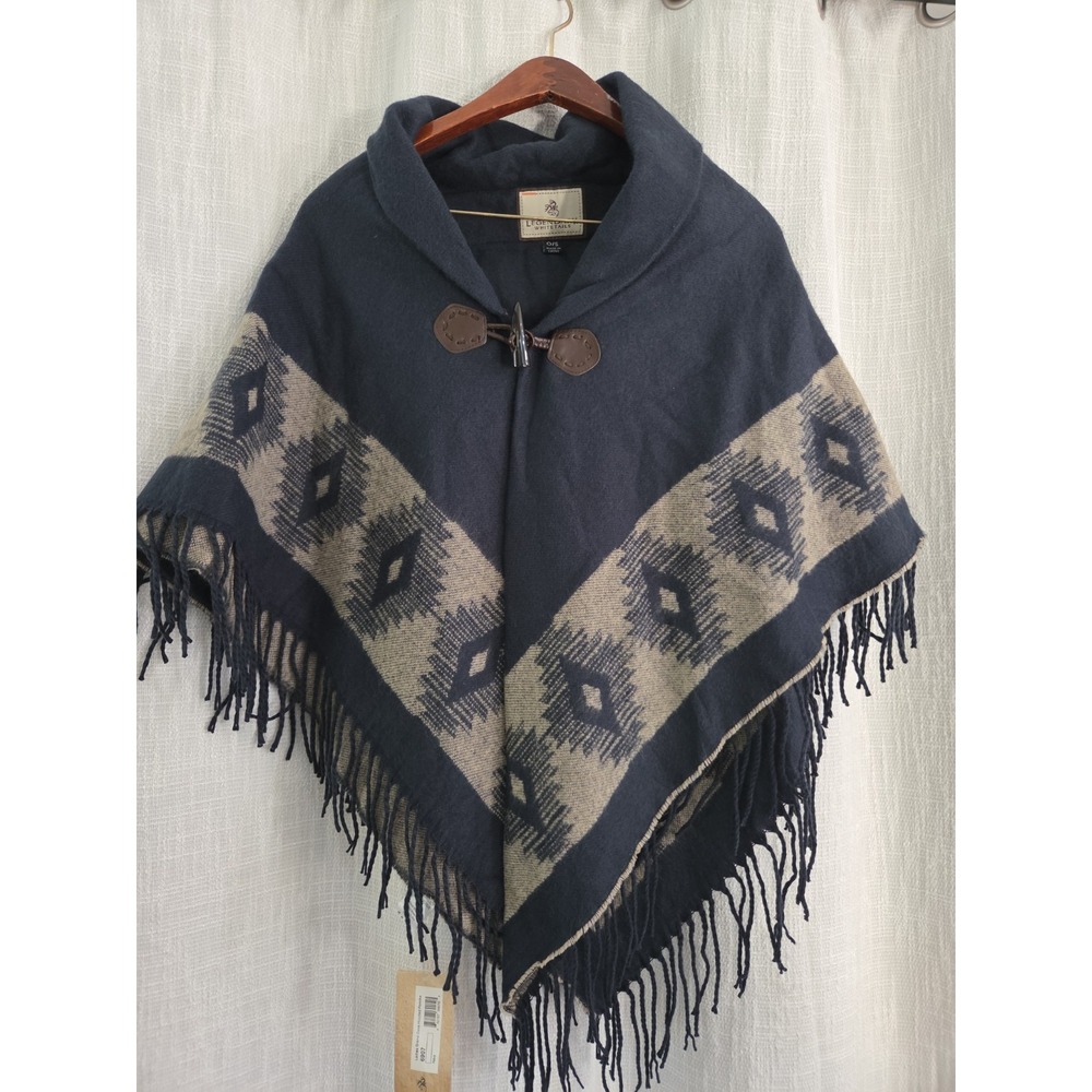 Legendary Whitetails Canyon Aztec Poncho Shawl Southwestern Small